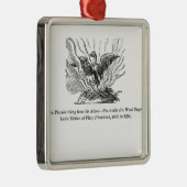Das Phoenix, das von seiner Asche steigt Ornament Aus Metall (Rechts)