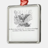 Das Phoenix, das von seiner Asche steigt Ornament Aus Metall (Links)