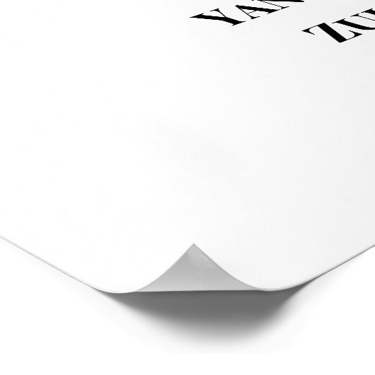 Das Phonetische Alphabet Poster (Ecke)