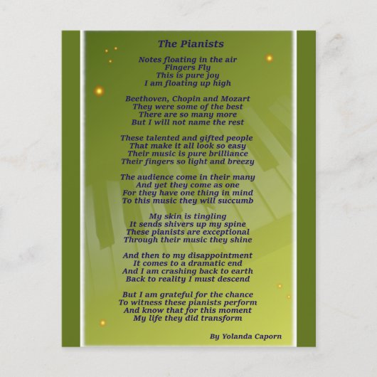 Das Pianisten-Blatt (Vorderseite)