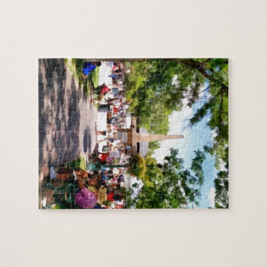 Das Piazza-Santa- FeNew Mexiko Puzzle (Horizontal)