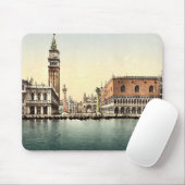 Das Piazzetta, Klassiker Photochrom Venedigs, Mousepad (Mit Mouse)