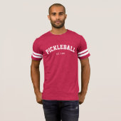 Das PICKLEBALL athletisches Jersey (Grün) der T-Shirt (Vorne ganz)