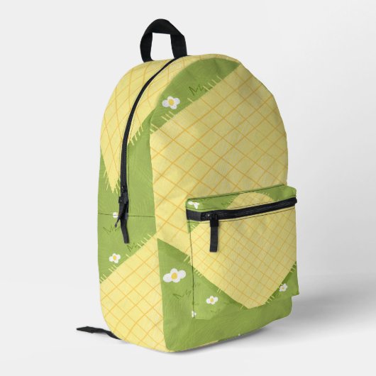 Das Picknick Bedruckter Rucksack (Rückseitige Ecke links)