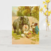 Das Picknick Karte (Gelbe Blume)
