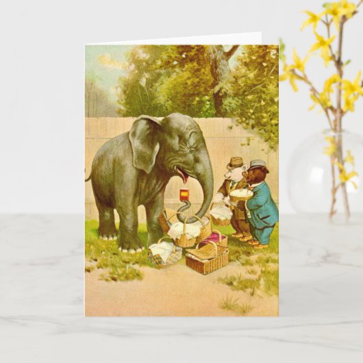 Das Picnic Karte (Gelbe Blume)