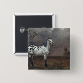 Das piebald-Pferd, 1653 Button (Vorne & Hinten)