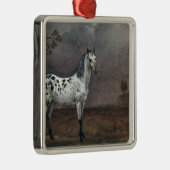 Das piebald-Pferd, 1653 Silbernes Ornament (Rechts)