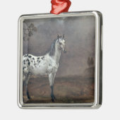 Das piebald-Pferd, 1653 Silbernes Ornament (Links)