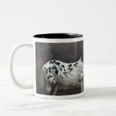 Das piebald-Pferd, 1653 Zweifarbige Tasse (Links)