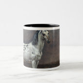 Das piebald-Pferd, 1653 Zweifarbige Tasse (Mittel)