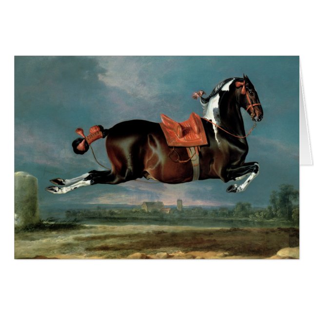 Das Piebaldpferd "aufrichtendes Cehero" (Vorderseite (Horizontal))