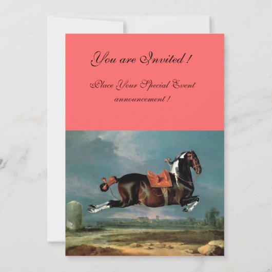 Das Piebaldpferd "Cehero"-Aufzucht Einladung (Rückseite)