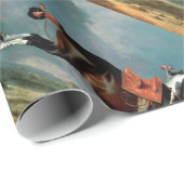 Das Piebaldpferd "Cehero"-Aufzucht Geschenkpapier (Rolleneckpunkt)