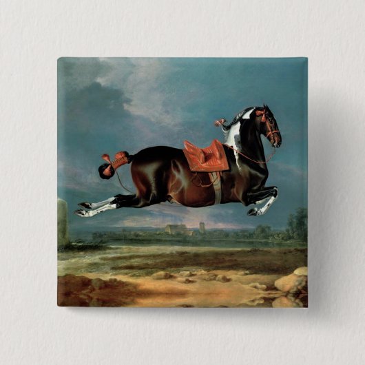 Das Piebaldpferd "Cehero"-Aufzuchtmonogramm Button (Vorderseite)