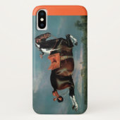 Das Piebaldpferd "Cehero"-Aufzuchtmonogramm Case-Mate iPhone Hülle (Rückseite)