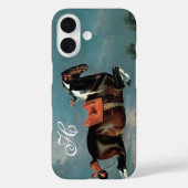 Das Piebaldpferd "Cehero"-Aufzuchtmonogramm Case-Mate iPhone Hülle (Rückseite)