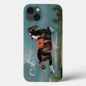 Das Piebaldpferd "Cehero"-Aufzuchtmonogramm Case-Mate iPhone Hülle (Rückseite)