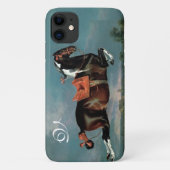 Das Piebaldpferd "Cehero"-Aufzuchtmonogramm Case-Mate iPhone Hülle (Rückseite)