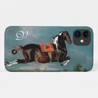 Das Piebaldpferd "Cehero"-Aufzuchtmonogramm Case-Mate iPhone Hülle