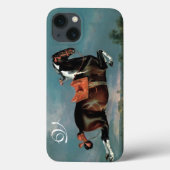 Das Piebaldpferd "Cehero"-Aufzuchtmonogramm Case-Mate iPhone Hülle (Rückseite)