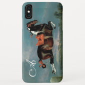 Das Piebaldpferd "Cehero"-Aufzuchtmonogramm Case-Mate iPhone Hülle (Rückseite)