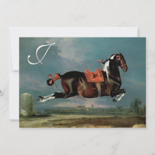 Das Piebaldpferd "Cehero"-Aufzuchtmonogramm Einladung