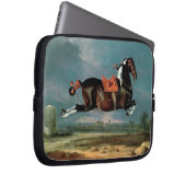 Das Piebaldpferd "Cehero"-Aufzuchtmonogramm Laptopschutzhülle (Vorne Rechts)