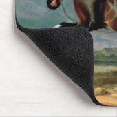 Das Piebaldpferd "Cehero"-Aufzuchtmonogramm Mousepad (Ecke)