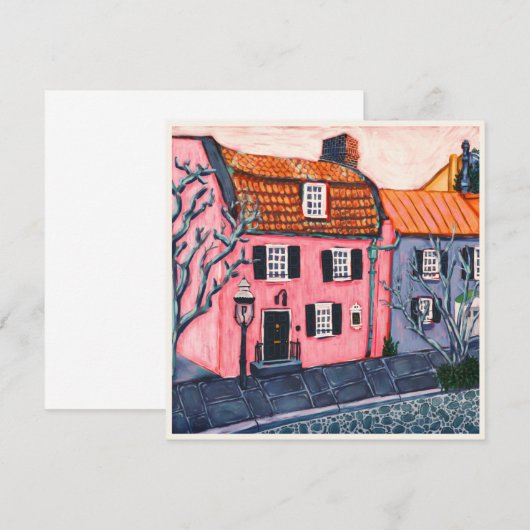 Das Pink House auf der Chalmers St. (Vorne/Hinten)