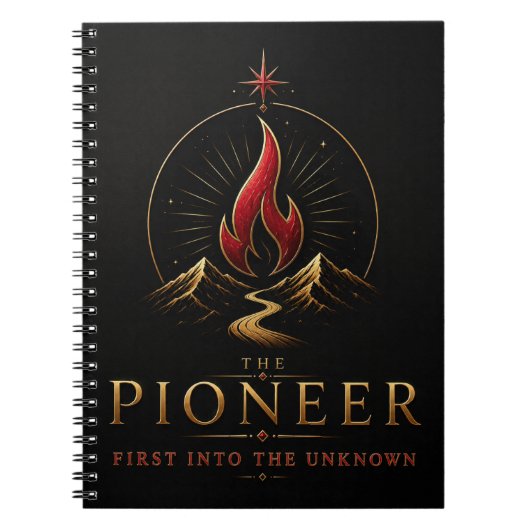 Das Pionier-Archetyp Selbstentdeckungs-Notizbuch Notizblock (Vorderseite)