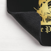 Das Piraten-Bucht-Goldlogo Mousepad (Ecke)