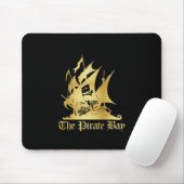Das Piraten-Bucht-Goldlogo Mousepad (Mit Mouse)