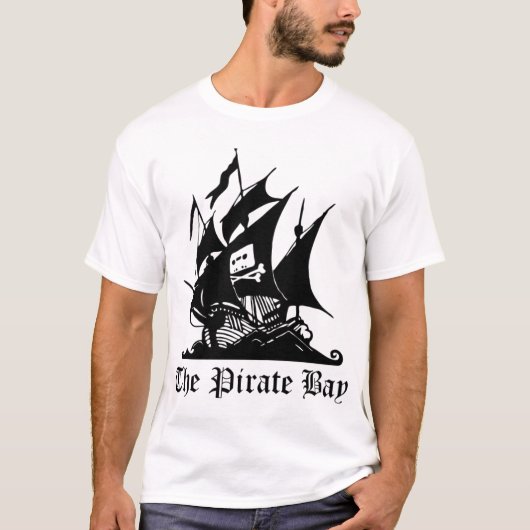 Das Piraten-Bucht-T - Shirt-Weiß T-Shirt (Vorderseite)