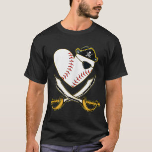 Das Piratenherz mit Schädelhut T-Shirt