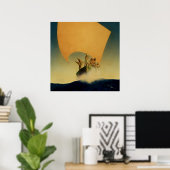 "Das Piratenschiff" von Maxfield Parrish Poster (Heimbüro)