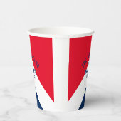 Das Piste Club Red Navy Custom Winter Ski Party Pappbecher (Rechts)