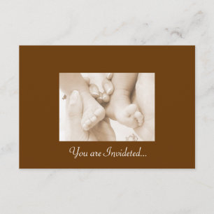 Das Pitter-Patter der kleinen Füße Einladung