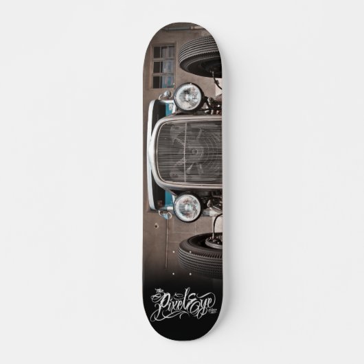 Das Pixeleye - frisiertes Auto III von III Skateboard (Vorne)
