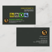 Das Plakat des stilvollen modernen eleganten Visitenkarte (Vorne/Hinten)