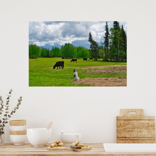 Das Plakat für die Weiden (Küche)