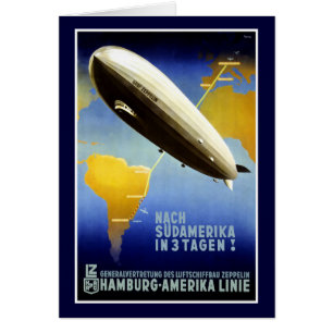 Das Plakat Graf-Zeppelin Line Vintage Travel