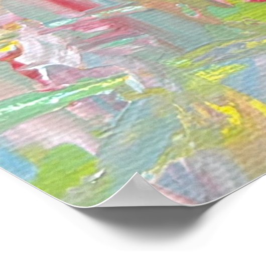 Das Plakat zum Garten der Lüste (Ecke)