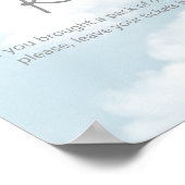 Das Plakatschild für neun Pastellgraue Gewinnspiel Poster (Ecke)