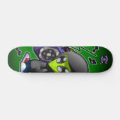 Das Planet Cazmo alien! Skateboard (Horizontal)