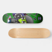 Das Planet Cazmo alien! Skateboard (Horizontal)