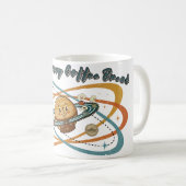 Das Planetarische Kaffeepausen-Retro-Spacedesign Kaffeetasse (VorderseiteRechts)