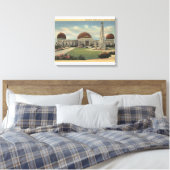 Das Planetarium im Griffith Park Leinwanddruck (Insitu (Schlafzimmer))