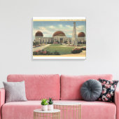 Das Planetarium im Griffith Park Leinwanddruck (Insitu (Wohnzimmer))