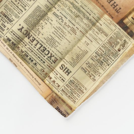 Das Playbills Fleecedecke (Ecke)